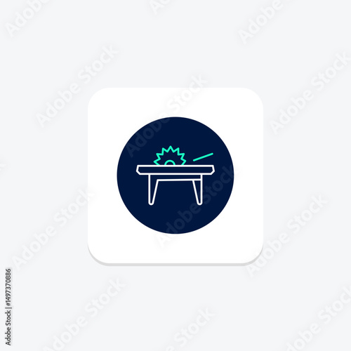 Table Saw, vector, pixel perfect, illustrator file