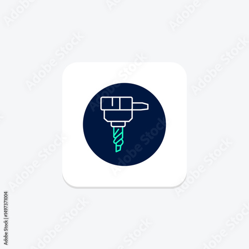 Drill Bit, vector, pixel perfect, illustrator file