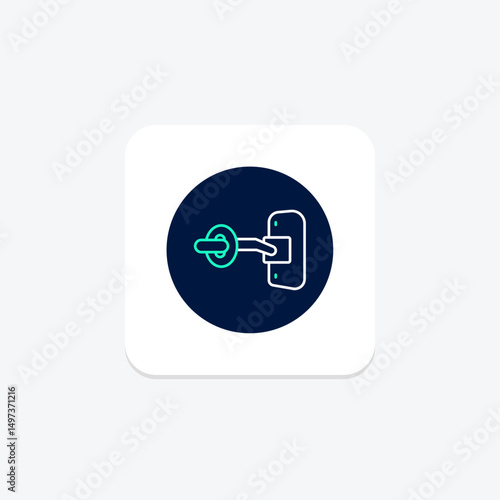 Latch, vector, pixel perfect, illustrator file