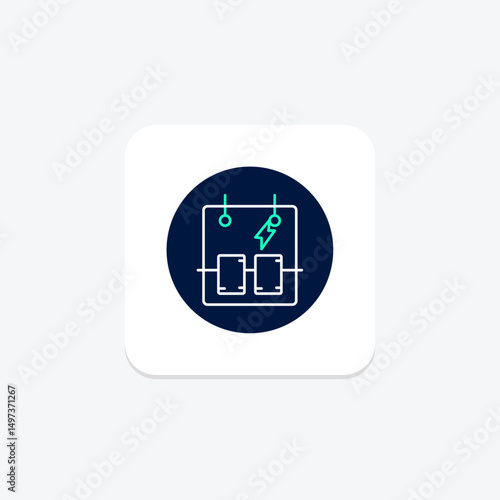Circuit Breaker, vector, pixel perfect, illustrator file