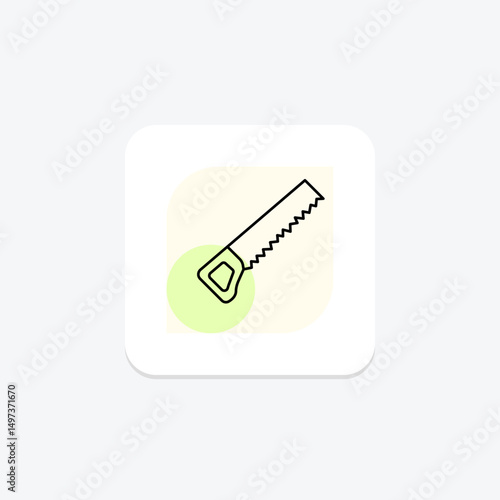 Hacksaw, vector, pixel perfect, illustrator file