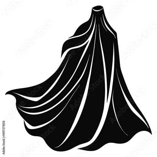 fashion designer element isolated luxury fabric on white background