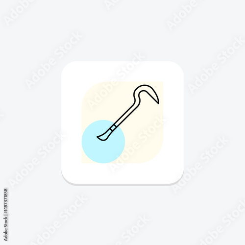 Crowbar, vector, pixel perfect, illustrator file