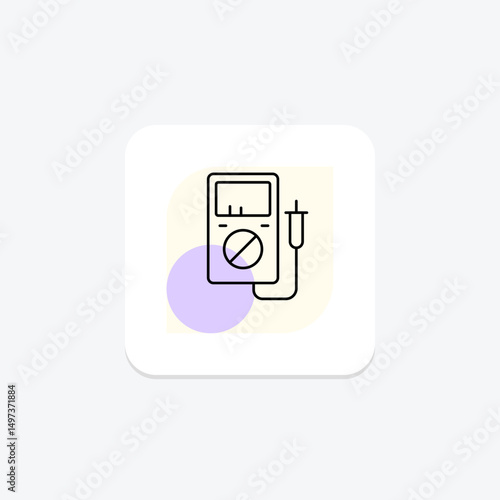 Multimeter, vector, pixel perfect, illustrator file