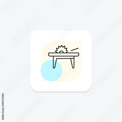 Table Saw, vector, pixel perfect, illustrator file