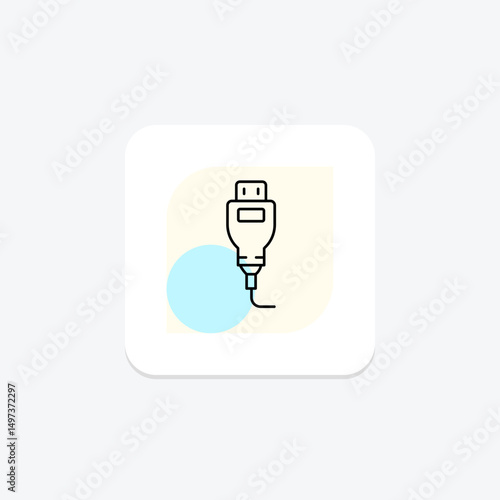 Cable, vector, pixel perfect, illustrator file