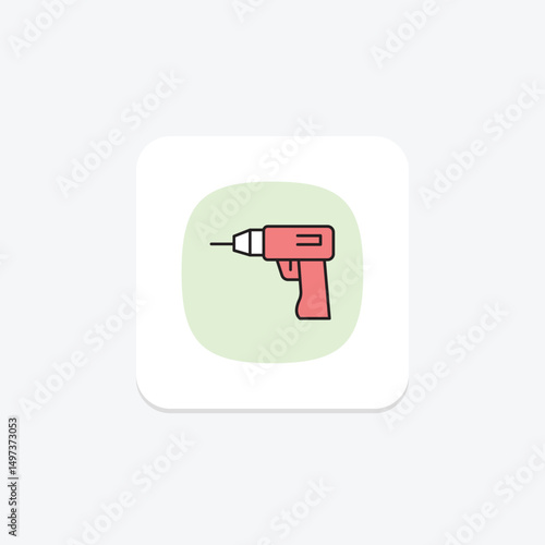 Impact Driver, vector, pixel perfect, illustrator file