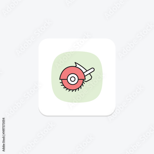 Circular Saw, vector, pixel perfect, illustrator file