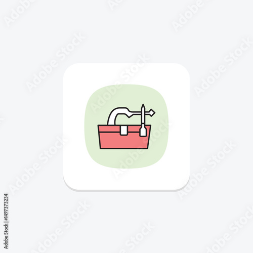Tool Bag, vector, pixel perfect, illustrator file
