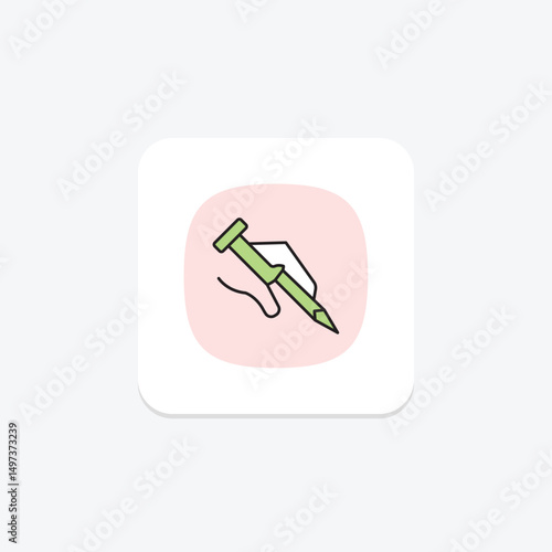 Nail, vector, pixel perfect, illustrator file