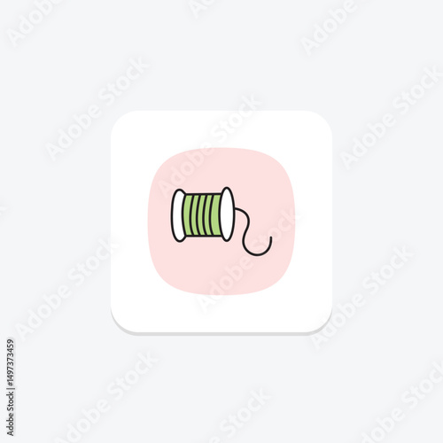 Wire Spool, vector, pixel perfect, illustrator file