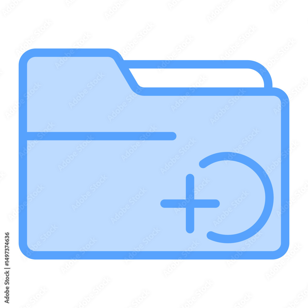 Obraz premium Folder Add icon