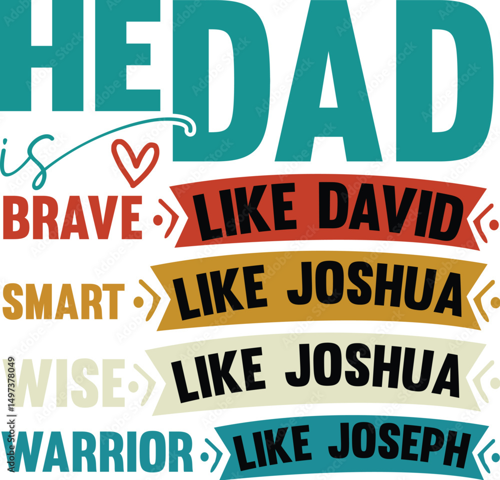 Obraz premium Father's Day SVG Bundle,