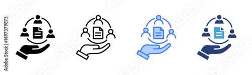 Inclusion icon sheet multiple style collection