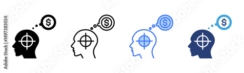 Personality icon sheet multiple style collection