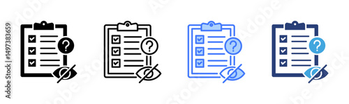 Blinding icon sheet multiple style collection