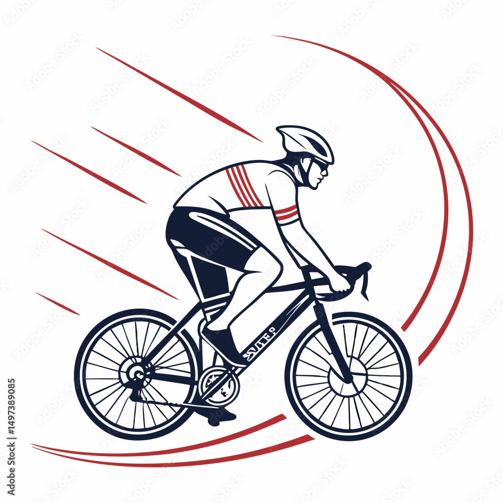 Naklejka premium Cycling-icon 