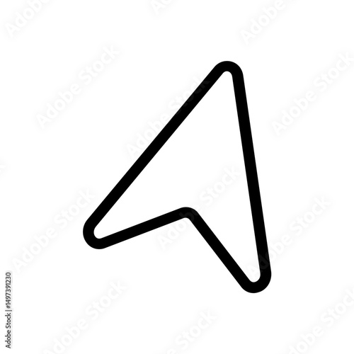 Blunt edge arrow 