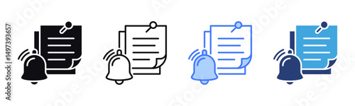 Reminder icon sheet multiple style collection