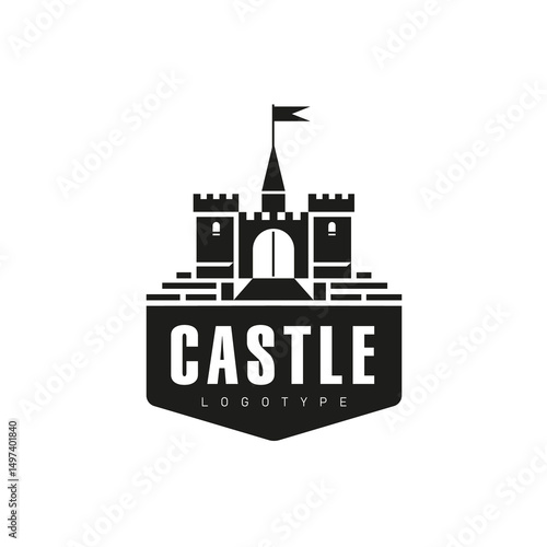 Wallpaper Mural Castle sign template design. Torontodigital.ca