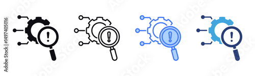Root Cause icon sheet multiple style collection