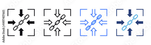 Constraint icon sheet multiple style collection