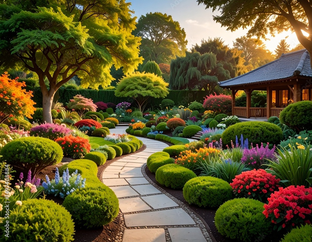 Obraz premium garden plan2
