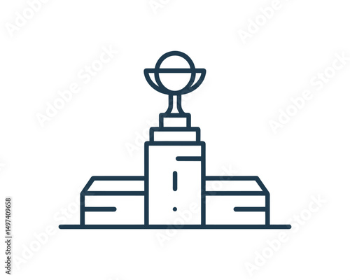podium with pedestal