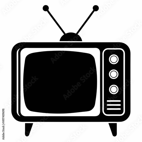 retro tv set