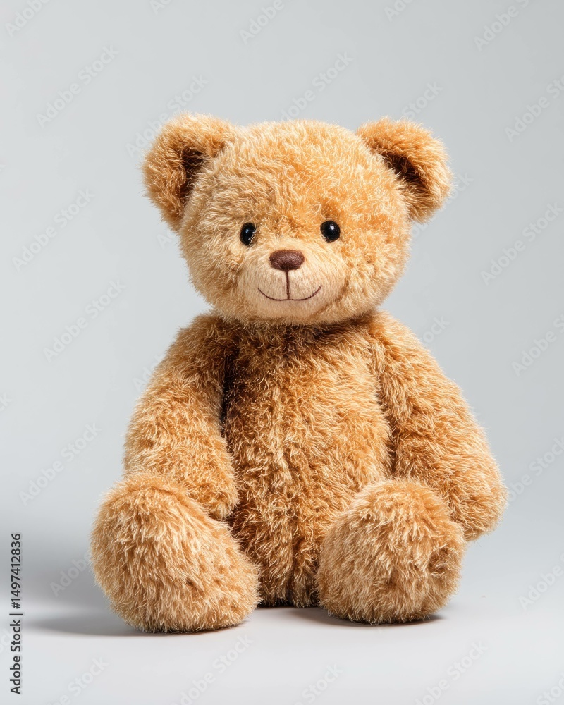 Obraz premium Adorable Plush Teddy Bear