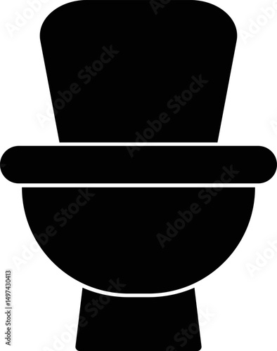 Toilet icon. Home efficiency. WC restroom sign business concept. WC icon toilet or restroom. Bathroom sign
