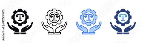 Services icon sheet multiple style collection