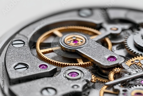 Wallpaper Mural Intricate details of a mechanical watch movement showcasing craftsmanship and precision Torontodigital.ca