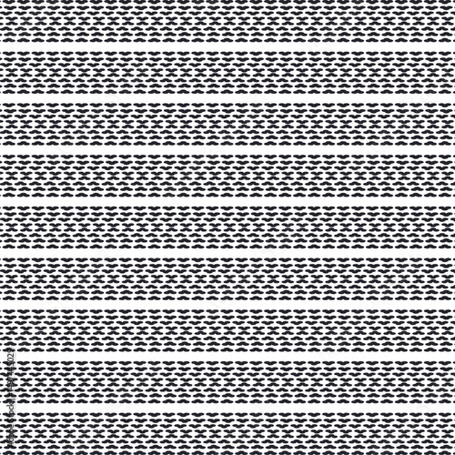 The flattened dots form separate stripes.