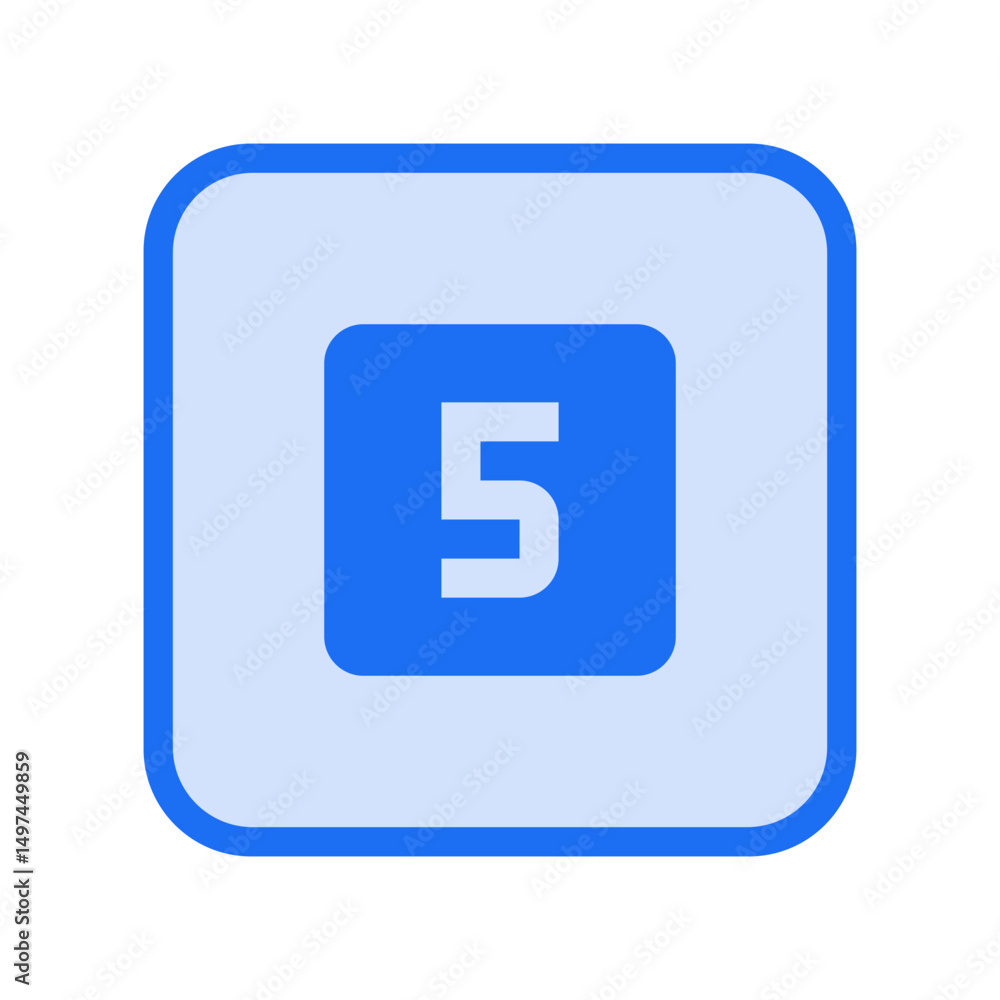 Number 5 Icon Number 5 Icon