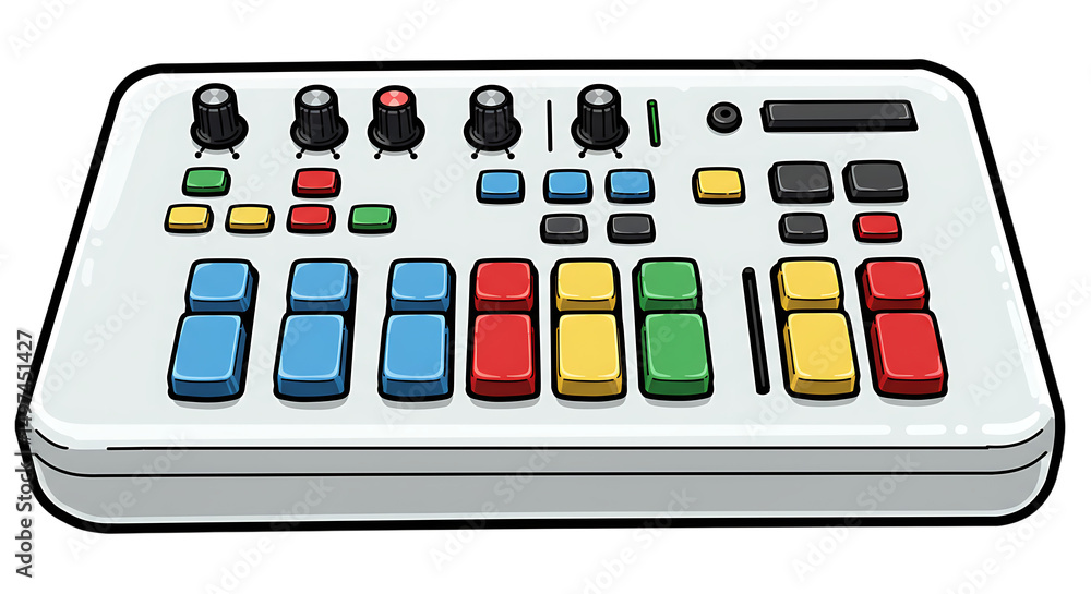 Fototapeta premium Electronic Music Sequencer Controller
