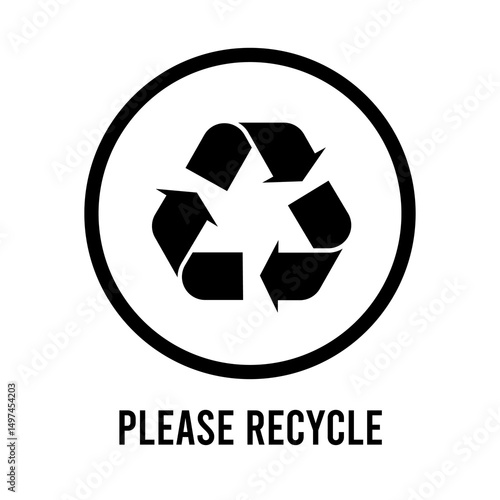 Please Recycle icon