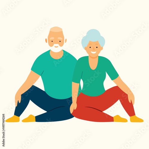 Happy Elderly Couple Enjoying Quality Time