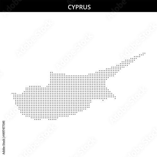 Detailing the map outline of Cyprus