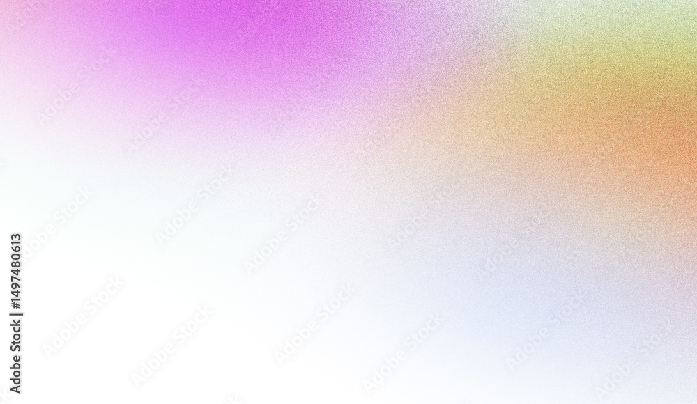 Obraz premium Abstract colorful gradient background with textured effect and black corner.