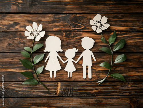 A creative family cutout de...