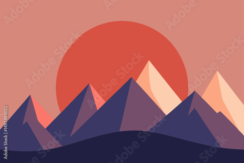 vector illustration of mountains