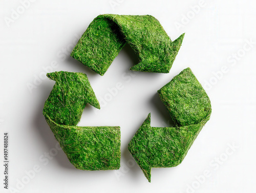 Recycle symbol isolated on ...