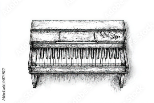 A detailed representation o...