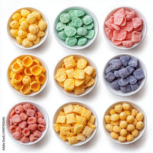breakfast cereal isolated