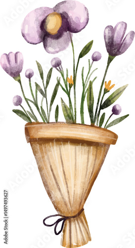 Watercolor Mother's Day Floral Awards and Bouquets
Best Mom Ever Hand-Painted Medals and Flower Arrangements, Mother’s Day Watercolor Badges and Floral Bouquets, Floral Ribbons and Bouquets for Mom