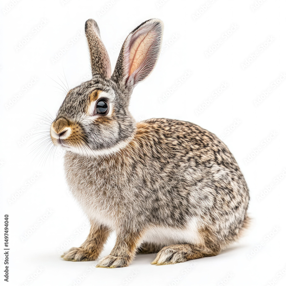 Obraz premium rabbit isolated on white