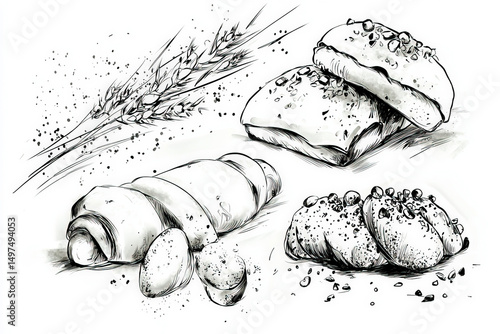 Pastry sketch: A delightful...