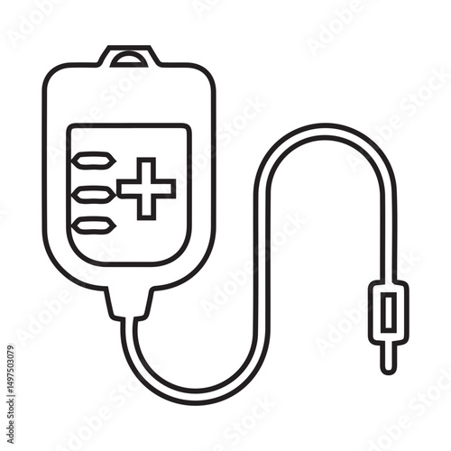 Blood Transfusion Icon