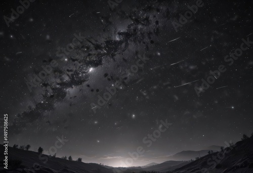 Wallpaper Mural Inky black sky ablaze with countless glittering stars ,  space,  universe,  cosmos Torontodigital.ca